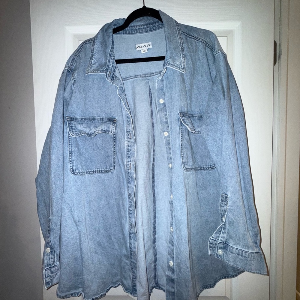 Ava & Viv Light Blue Jean Jacket